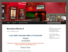 Tablet Screenshot of boardmanmovies8.com